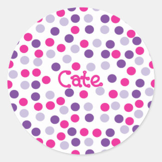 Polka Dot Sticker - Cate 2