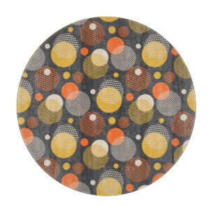 Polka Dot Stripe Pattern Cutting Board