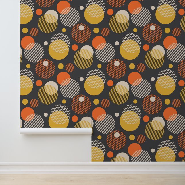 Polka Dot Stripe Pattern Wallpaper (Application)