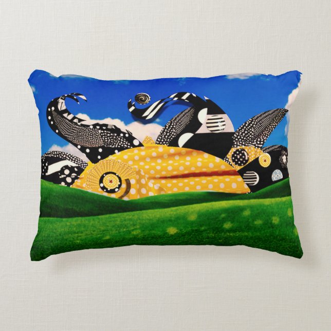 POLKA DOT SUN! DECORATIVE CUSHION (Front)