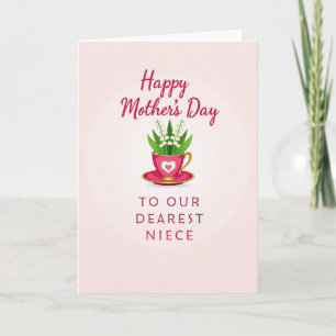 Polka Dot Teacup Love Card
