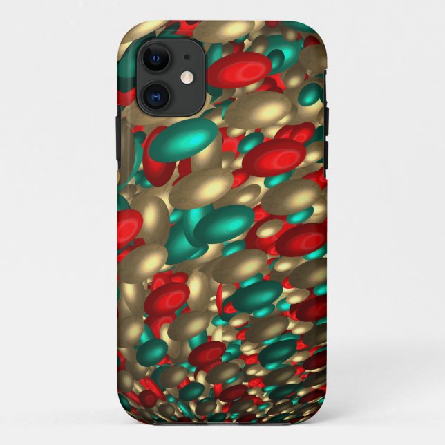 polka dot texture abstract fractal art Case-Mate iPhone case (Back)