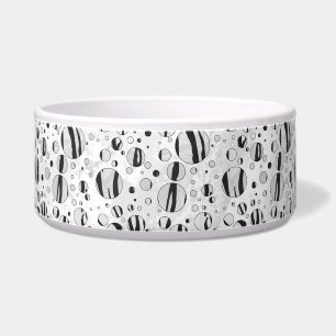 Polka Dot Tiger Black and White Print