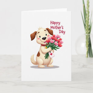 Polka Dot Tulips Friend Card