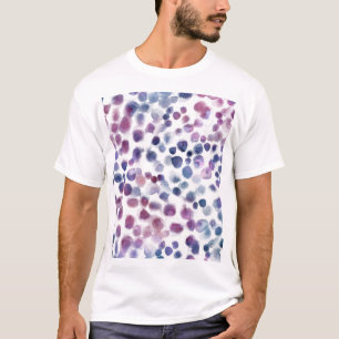 Polka Dot Watercolor: Geometric Seamless. T-Shirt