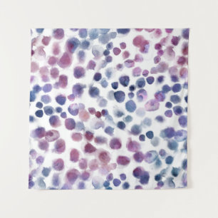 Polka Dot Watercolor: Geometric Seamless. Tapestry