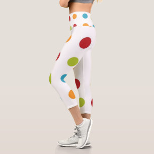 Polka Dot Zazzle_Growshop. Capri Leggings