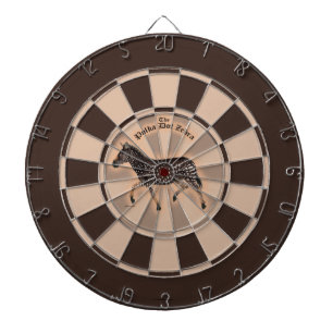 Polka Dot Zebra English Pub Dartboard