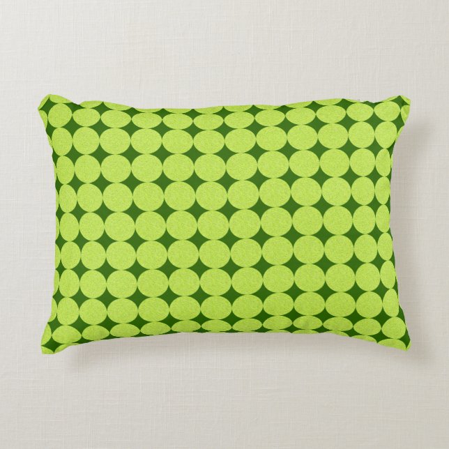 Polka Dots and Diamonds by Shirley Taylor Decorative Cushion (Front)