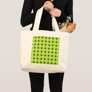 Polka Dots and Diamonds by Shirley Taylor Large Tote Bag