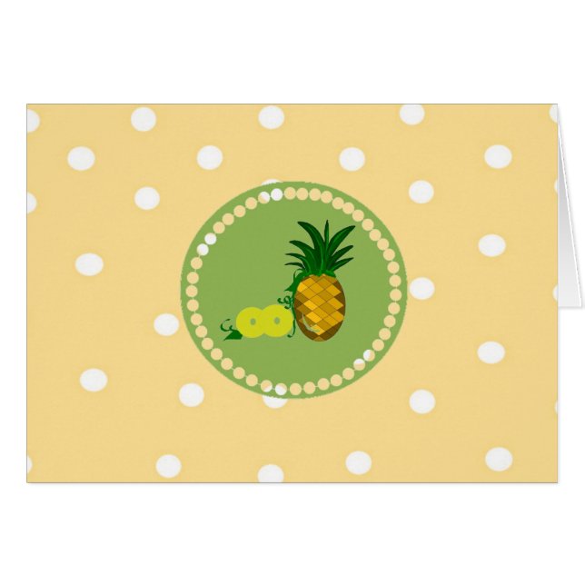 Polka Dots And Pineapples (Front Horizontal)