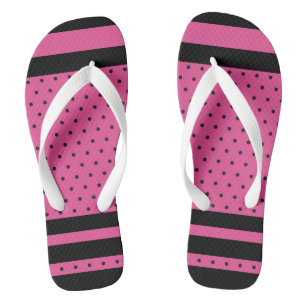 Polka Dots and Stripes Jandals