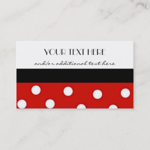 Polka Dots Business Card
