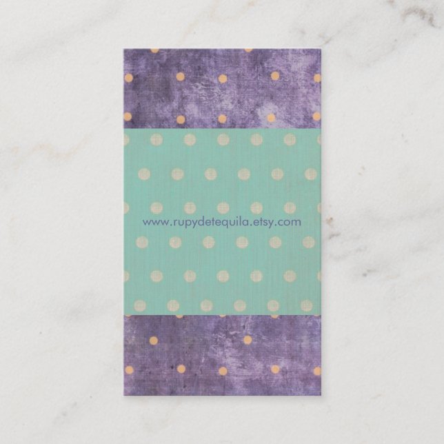 Polka Dots Business Cards (Front)