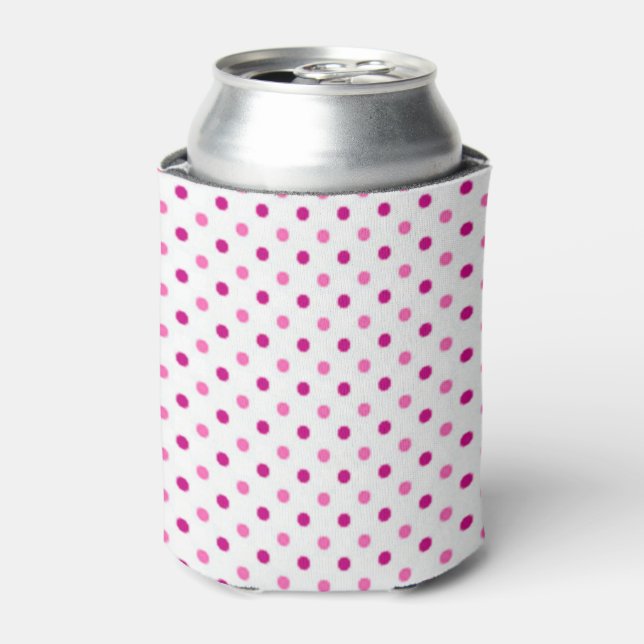 Polka Dots Can Cooler (Can Front)
