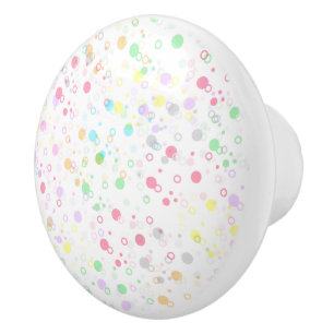 Polka Dots Ceramic Knob