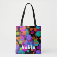 Polka Dots chaos coloured 2 + your backgr.