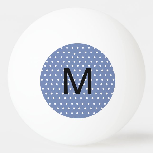 Polka Dots Custom Ping Pong Ball (Front)