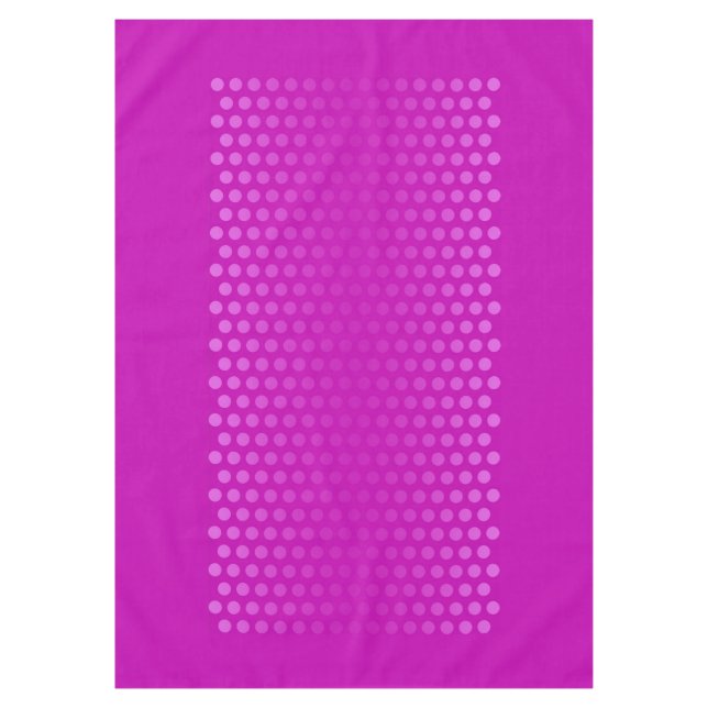 Polka Dots gradients pink + your ideas Tablecloth (Front)