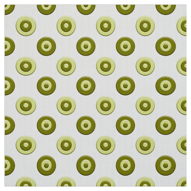 Polka dots green element fabric (Swatch)