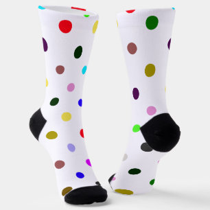 Polka Dots Halloween Clown Socks