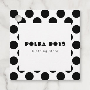 Polka Dots Hang Tags, Price Tags
