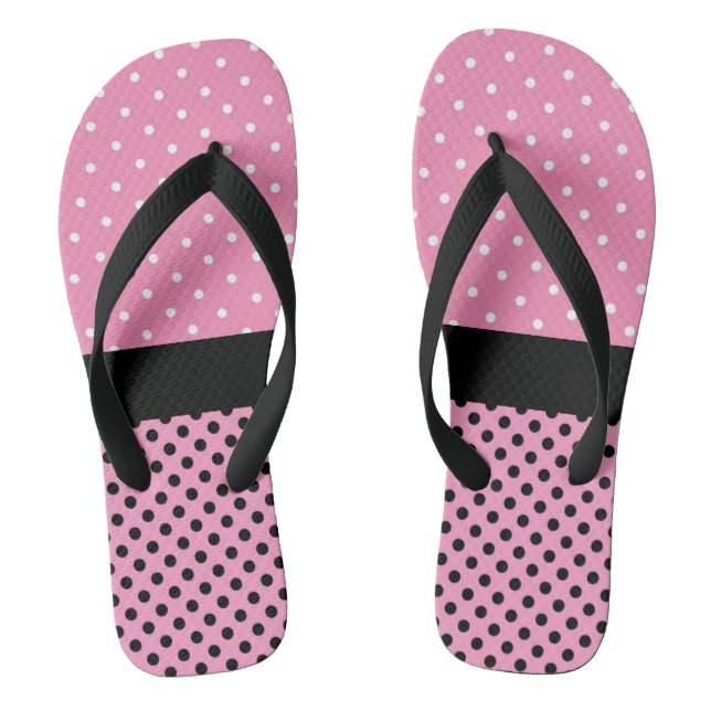 Polka Dots Jandals (Footbed)