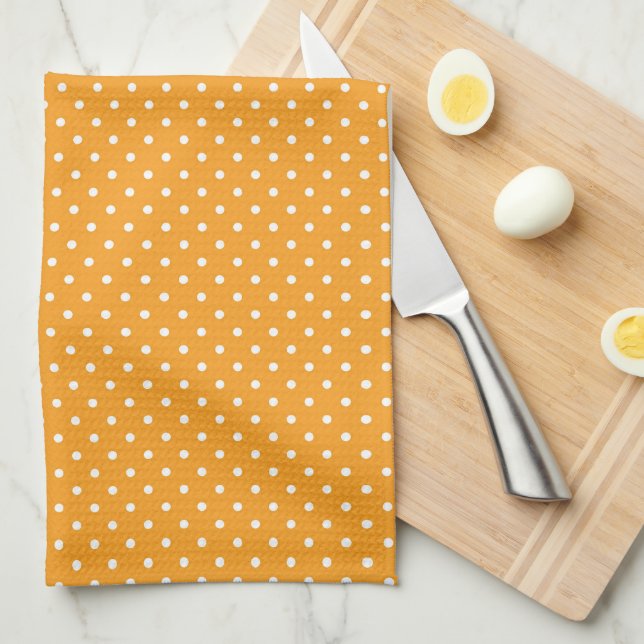Polka Dots Kitchen Towel (Quarter Fold)