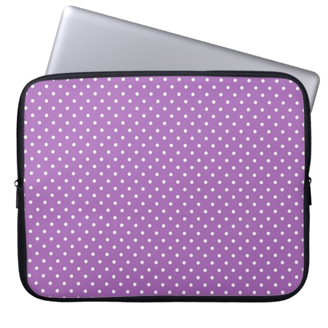 Polka Dots Laptop Sleeve (Front)