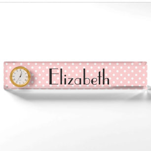 Polka Dots Nameplate