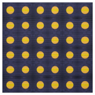 Polka dots night pattern fabric