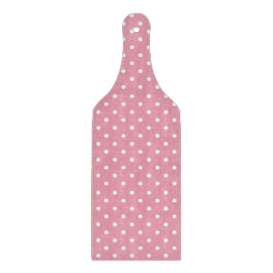 Polka Dots on Pink Pattern Cutting Board