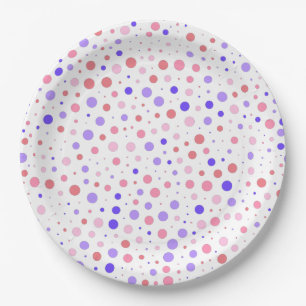polka dots Paper Plate