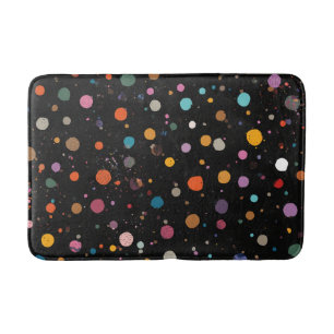 Polka Dots Pattern Bath Mat