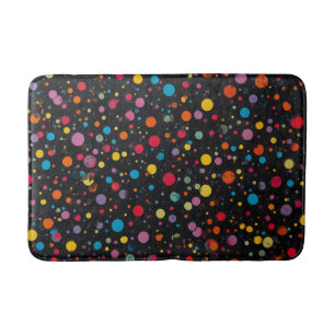 Polka Dots Pattern Bath Mat