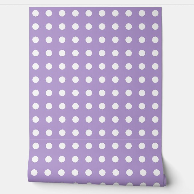 polka dots pattern wallpaper (Unrolling)