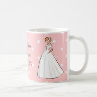 Polka Dots Pink White Wedding dress Cute kawaii