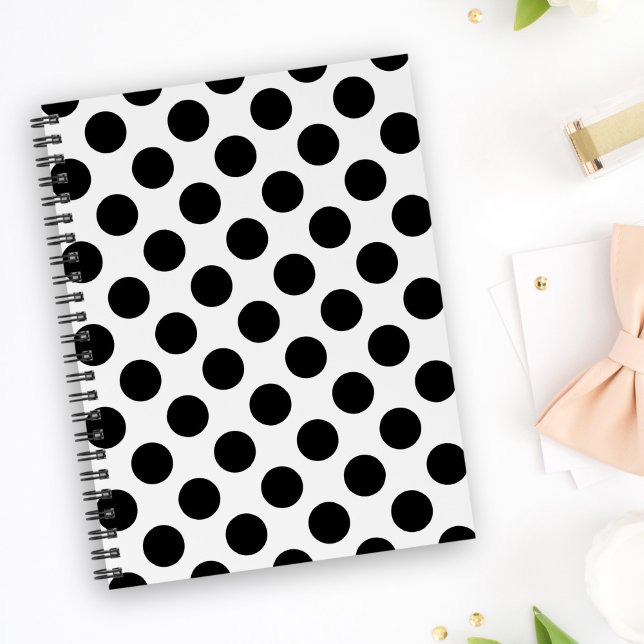 Polka Dots, Polka Dot Pattern, Black and White Planner (Creator Uploaded)
