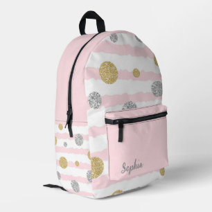 Polka Dots Printed Backpack