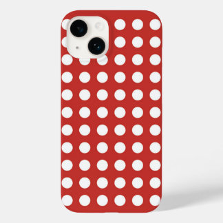 Polka dots retro style iPhone / iPad case