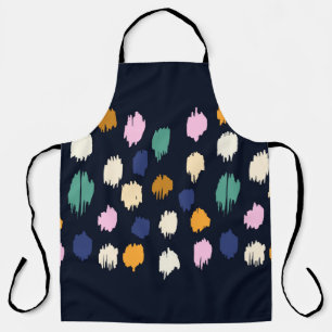 Polka dots seamless pattern apron