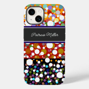 Polka dots seamless pattern personalised Case-Mate iPhone 14 case