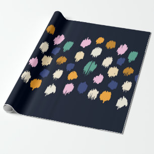 Polka dots seamless pattern wrapping paper