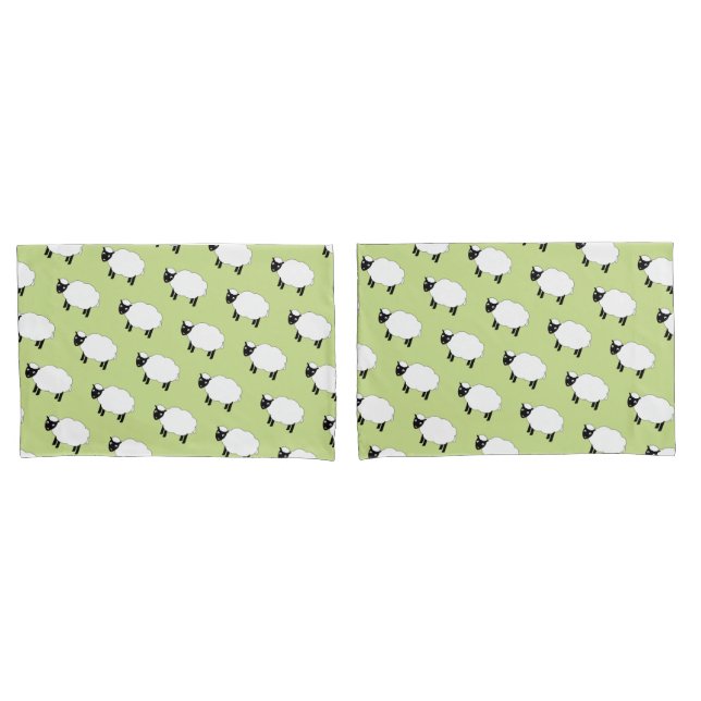 Polka Dots Sheep Pillowcase (Front-Set)