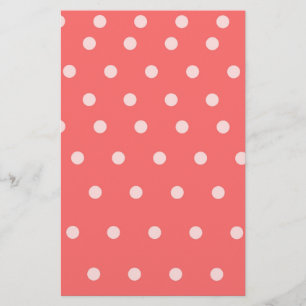 Polka dots stationery