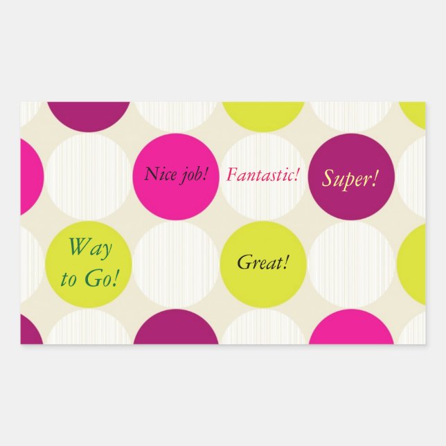 Polka Dots Sticker (Front)