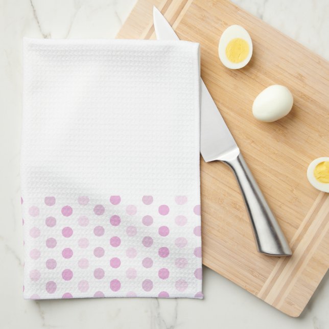 Polka Dots Tea Towel (Quarter Fold)