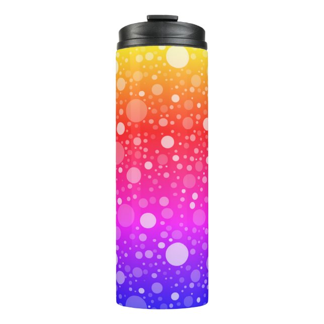 Polka Dots Thermal Tumbler (Front)