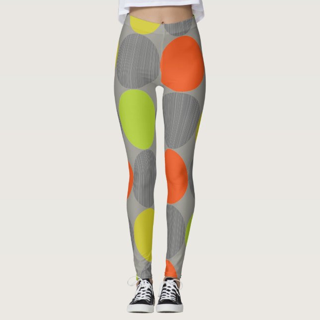 Polka Dots Women's Leggings (Front)
