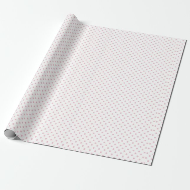 Polka Dots Wrapping Paper (Unrolled)